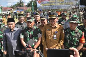 Brigjen TNI Sugiyono Hadiri Pembukaan TMMD di Dumai